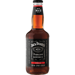 Jack Daniel's Whiskey & Cola Cooler Bottle 330ml - myhoodmarket
