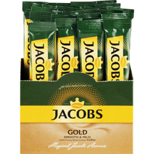 Jacobs Gold Smooth & Mild Instant Coffee Sticks 26 x 1.8g - myhoodmarket
