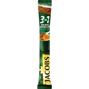 Jacobs Golden Granules Rich & Creamy 3-In-1 Instant Coffee Stick 16g - myhoodmarket