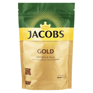 Jacobs Krönung Gold Smooth & Mild Instant Coffee Doy Pack 100g - myhoodmarket
