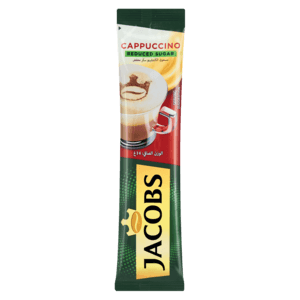 Jacobs Reduced Sugar Instant Cappuccino Stick 14g - myhoodmarket
