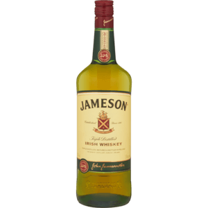 Jameson Irish Whiskey Bottle 1L - myhoodmarket