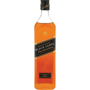 Johnnie Walker Black Label Whiskey Bottle 750ml - myhoodmarket