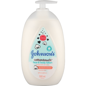 Johnson's Cotton Touch Face & Body Lotion 500ml - myhoodmarket