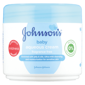 Johnson's Fragrance Free Baby Aqueous Cream 350ml - myhoodmarket