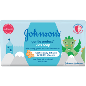 Johnson's Gentle Protect Kids Soap With Honey 175g - myhoodmarket