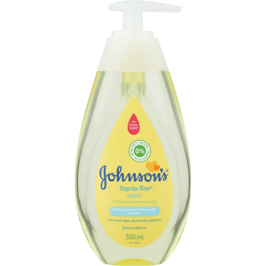Johnson's Top-To-Toe Baby Wash 500ml - myhoodmarket
