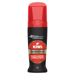 Kiwi Black Leather Instant Shoe Polish 75ml - myhoodmarket