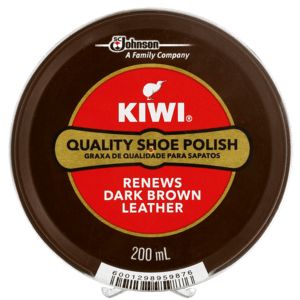 Kiwi Dark Brown Leather Shoe Polish 200ml - myhoodmarket