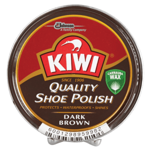 Kiwi Dark Brown Shoe Polish 50ml - myhoodmarket
