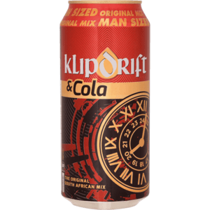 Klipdrift Brandy & Cola Cooler Can 440ml - myhoodmarket