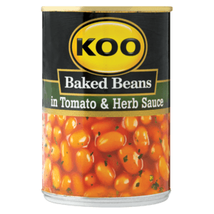 Koo Baked Beans In Tomato & Herb Sauce Can 410g - myhoodmarket