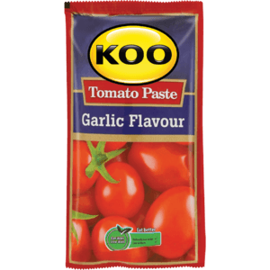 Koo Garlic Flavour Tomato Paste Sachet 50g - myhoodmarket
