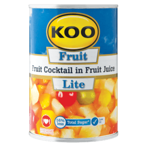 Koo Lite Fruit Cocktail In Fruit Juice Can 410g - myhoodmarket