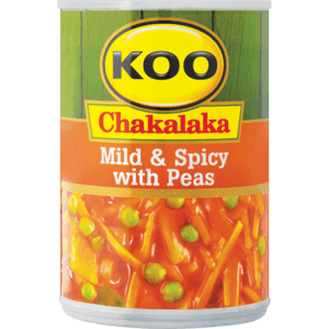 Koo Mild And Spicy Chakalaka With Peas 410g - myhoodmarket