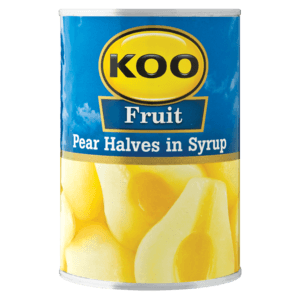 Koo Pear Halves In Syrup Can 410g - myhoodmarket