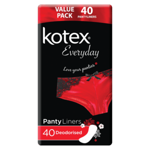 Kotex Everyday Deodorised Pantyliners 40 Pack - myhoodmarket