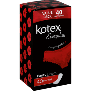 Kotex Regular Panty Liners 40 Pack - myhoodmarket