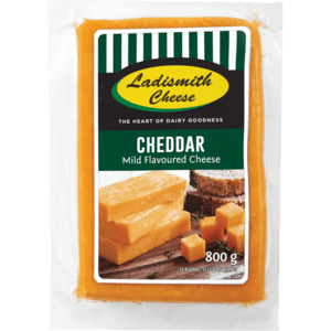 Ladismith Cheddar Cheese Pack 800g - myhoodmarket