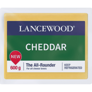 Lancewood Cheddar Cheese Pack 600g - myhoodmarket
