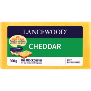 Lancewood Cheddar Cheese Pack 900g - myhoodmarket