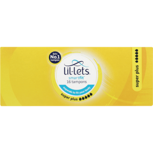 Lil-Lets Super Plus Smartfit Tampons 16 Pack - myhoodmarket