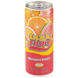Liqui-Fruit 100% Breakfast Punch Flavoured Fruit Juice Blend Can 330ml - myhoodmarket