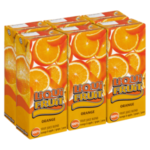 Liqui-Fruit 100% Orange Juice Blend Boxes 6 x 250ml - myhoodmarket