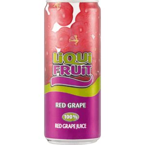 Liqui-Fruit Red Grape Fruit Juice Can 330ml - myhoodmarket