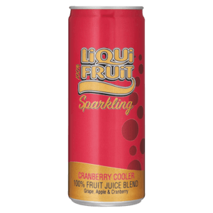 Liqui-Fruit Sparkling Cranberry Cooler Juice Can 250ml - myhoodmarket