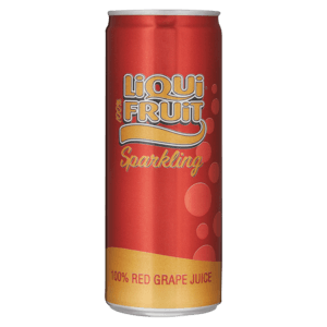 Liqui-Fruit Sparkling Red Grape Juice Can 250ml - myhoodmarket
