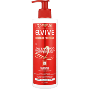 L'Oreal Elvive Colour Protect Low Shampoo Pump 400ml - myhoodmarket