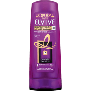 L'Oreal Elvive Keratin Straight Conditioner 400ml - myhoodmarket