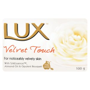 Lux Velvet Touch Bath Soap Bar 100g - myhoodmarket