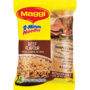 Maggi Beef Flavoured 2 Minute Noodles 73g - myhoodmarket