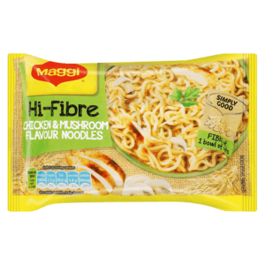 Maggi Hi-Fibre Chicken & Mushroom Flavoured Instant Noodles 73g - myhoodmarket