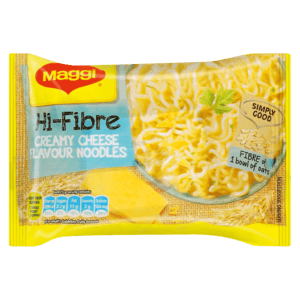 Maggi Hi-Fibre Creamy Cheese Flavoured Instant Noodles 73g - myhoodmarket