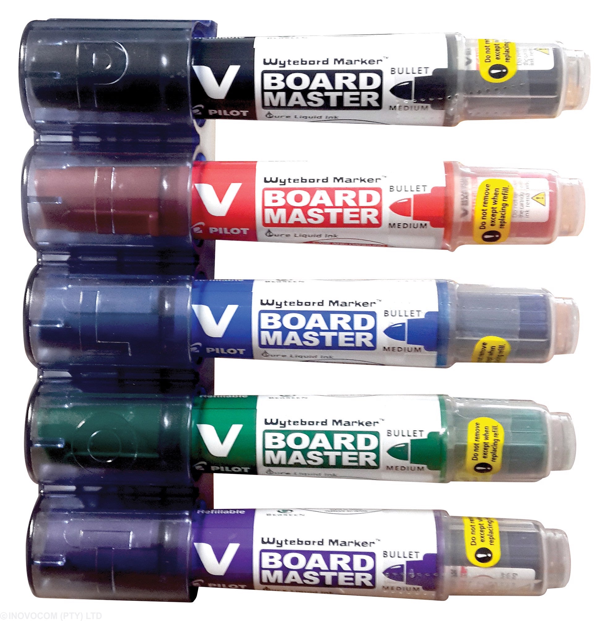 Pilot Whiteboard Magnetic Holder With 5 V Board Whiteboard Markers Assorted