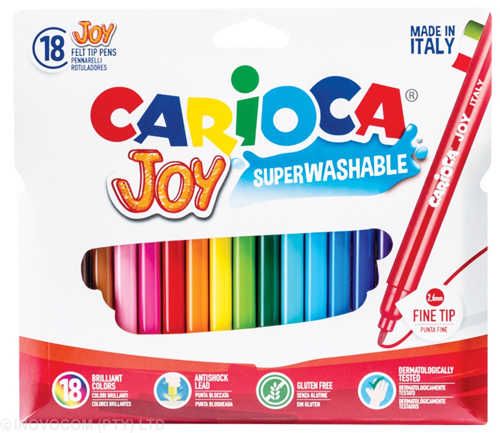 Carioca Markers Joy Pack 18 Assorted
