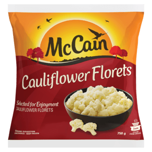 McCain Frozen Cauliflower Florets 750g - myhoodmarket