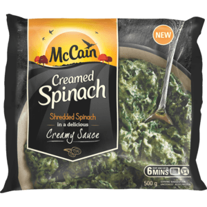 McCain Frozen Creamed Spinach 500g - myhoodmarket