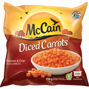 McCain Frozen Diced Carrots 250g - myhoodmarket