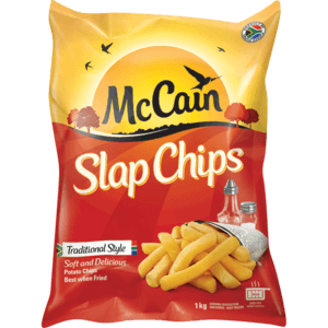 McCain Frozen Potato Slap Chips 1kg - myhoodmarket