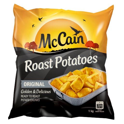 Mccain Frozen Roasted Potatoes 1kg - myhoodmarket