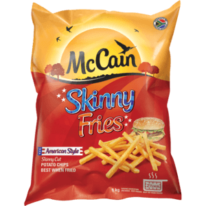 McCain Frozen Skinny Fries Potato Chips 1kg - myhoodmarket