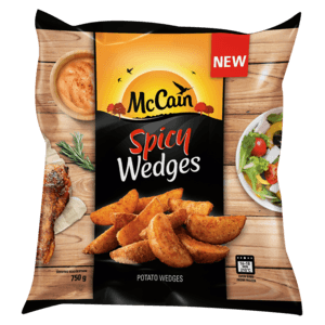 McCain Frozen Spicy Potato Wedges 750g - myhoodmarket