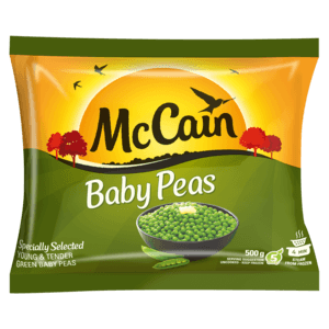 McCain Frozen Young & Tender Green Baby Peas 500g - myhoodmarket