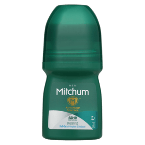 Mitchum Advanced Control Unscented Mens Anti-Perspirant Roll-On 50ml - myhoodmarket