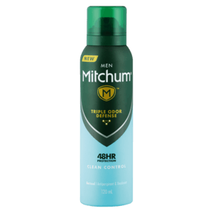 Mitchum Clean Control Mens Body Spray Deodorant 120ml - myhoodmarket