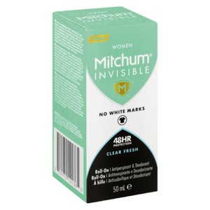 Mitchum Invisible Clear Fresh Ladies Anti-Perspirant Roll-On 170g - myhoodmarket